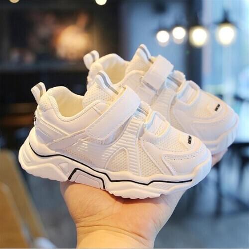 2021 New Kids Shoes for Boys Sport Shoes Fashion Breathable Mesh Casual Children Shoes Girls Sneakers Kid Shoes Toddler Sneakers