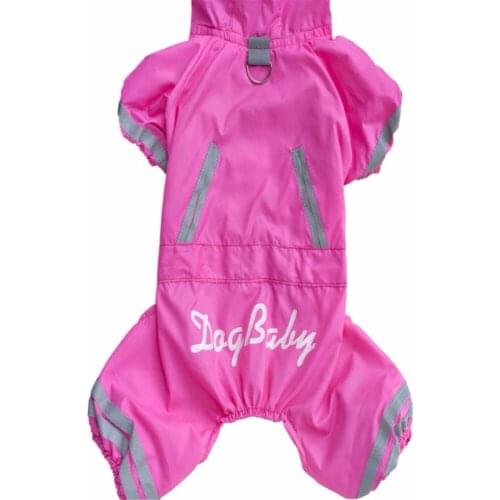 Fashion Pet Raincoat Dog Raincoat Pet Clothes Transparent Raincoat Light Clothes Waterproof for Small Dog Raincoat with hood