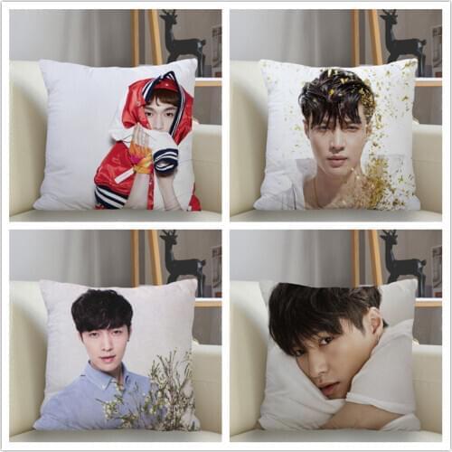 Musife KPOP EXO LAY Pillowcase Custom Square Pillow Cover Case Zipper Pillowcase 35*35,40*40,45*45cm Drop Shipping