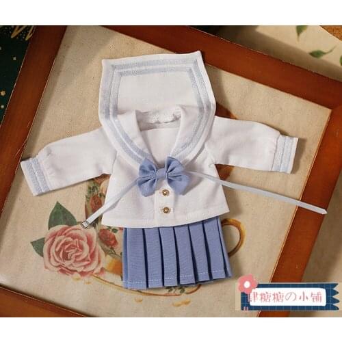 BJD Doll clothes shirt skirt suit 6 Gem SD10 13 Female 3 DD Uniform Mou4 Giant Baby Sailor uniform Doll Clothing Accessories