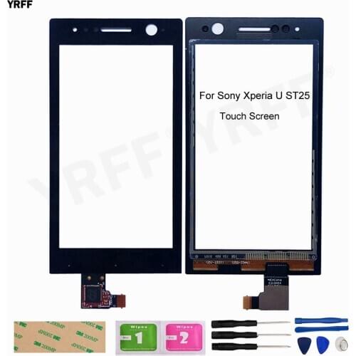 3.5" Front Touch Panel Screen For Sony Ericsson Xperia U ST25 ST25i ST25a Touch Screen Digitizer Glass Panel Sensor