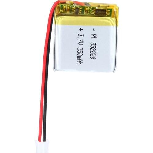 YDL 3.7V 350mAh 552829 Rechargeable Lipo Battery with JST Connector
