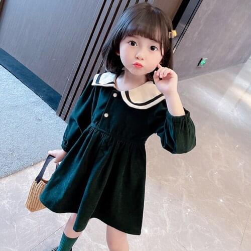 Toddler Girl Dresses Patchwork Girls Party Dress Spring Autumn Kids Dress Casual Style Clothes Girl