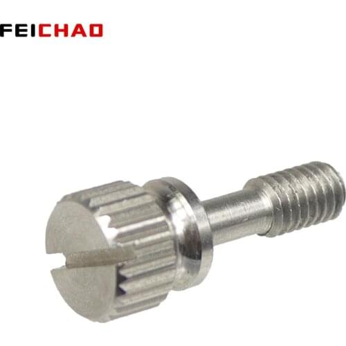 M3 Knurled Thumb Screw Stainless Steel High Step Slotted Head Hand Tighten Tool Manual Adjustment Screws Bolt M3*12 Thumbscrew