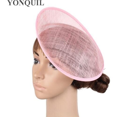 Pink 25CM Sinamay Fascinator Base for Making Derby Fascinators Kentucky Party Hats Millinery Material or 18 Colors for Select