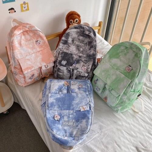 Camouflage Nylon Fashion Womens Backpack Waterproof School Backpack Anti-theft Large-capacity Travel Student School Bags