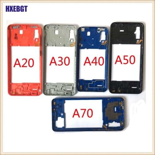 Middle Frame For Samsung Galaxy A20 A30 A40 A50 A60 Housing Case A205 A405 A305 A505 Smart Phone Middle Frame Bezel