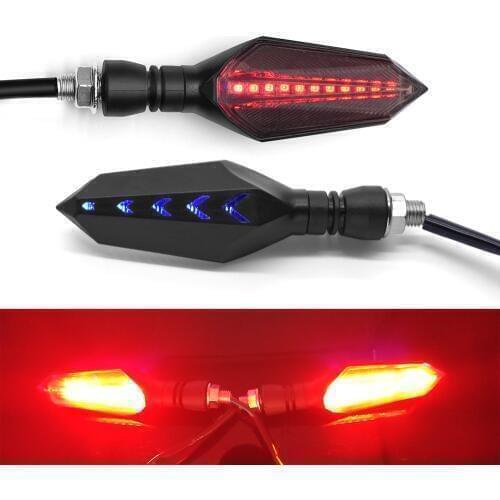 Universal Motorcycle 12V LED Turn Signal Lights Blinker Front Rear Lights For Yamaha FZ6 FAZER FZ8 XJ6 DIVERSION XSR 700 900