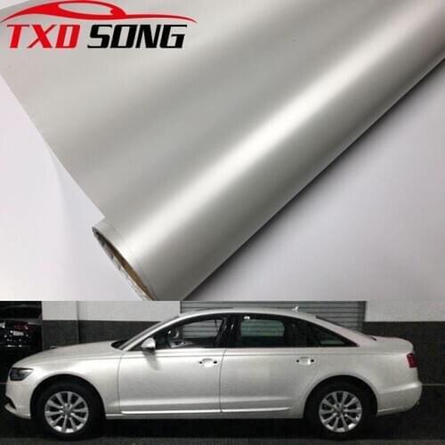 50CM*200CM/300CM Car styling Matte/Glossy Satin chrome ceramic white vinyl wraps car sticker Pearl white Vinyl for car wrap