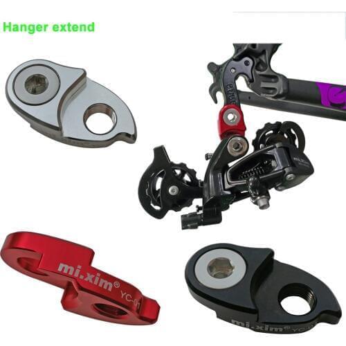 9/10/11 Speed Bike MTB Frame Gear Tail Took Folding BMX Road Bicycle Rear Derailleur Hanger Extend with Screws Hnager Prolong