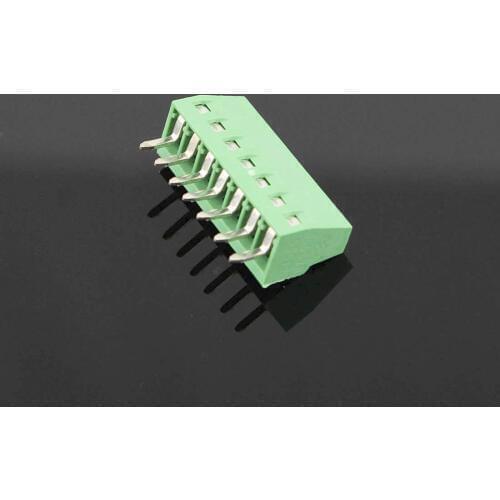 10pcs 7 poles/7 Pin 2.54mm 0.1'' PCB Universal Screw Terminal Block Connector