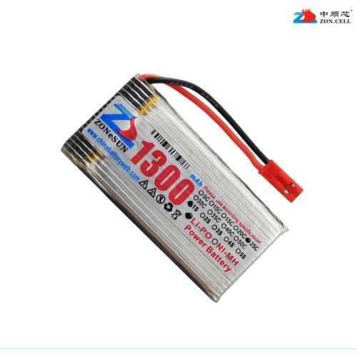 1300mAh 25C in 3.7V power lithium polymer battery 803063 HM 803060 miniature aircraft Rechargeable Li-ion Cell