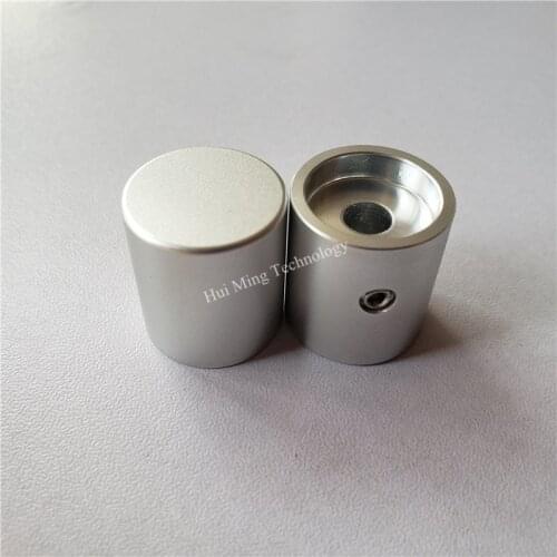2pcs aluminum knob potentiometer knob 20*22*6mm potentiometer cap car knob switch cap Encoder for amplifier