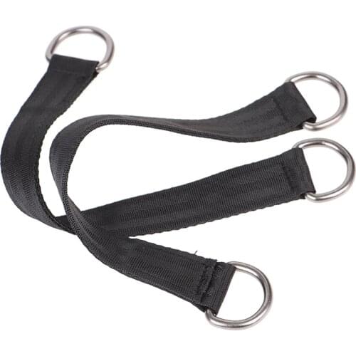 2Pcs 25cm Tree Swing Hanging Straps Fitness Equipment Hook Ring Hanging Belt resistance bands set fitness gym sports equipment