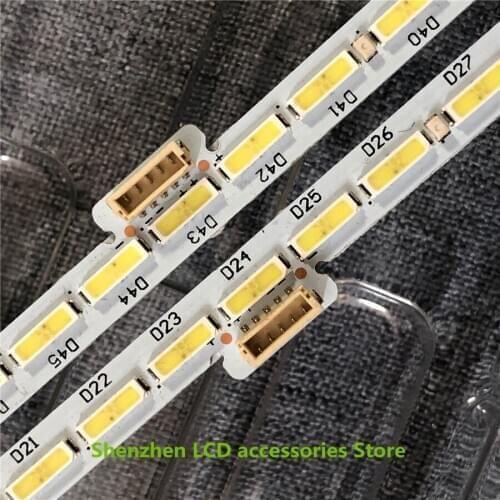 4Pieces/lot FOR 49inch LCD TV backlight bar CL-490-066-V1-L CL-490-066-V1-R 10024664-a0 66LEDS 533MM 100%NEW left and right