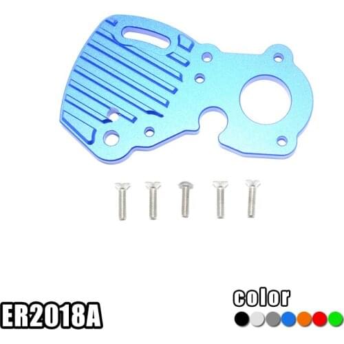 Aluminum Motor Plate with heat sink fins for TRAXXAS parts E-REVO 2.0 86086-4