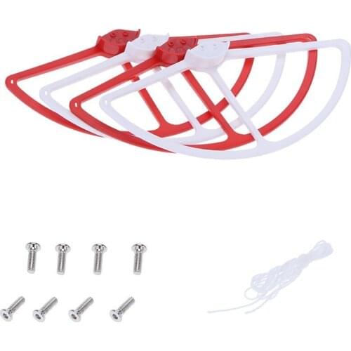 White & Red Propeller Prop Protective Guard Bumper Protector for DJI Phantom 3 Vision RC Quadcopter