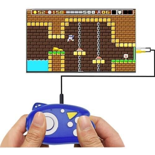 DATA FROG Mini Video Game Console Built-in 89 Classic Games Retro Family TV Handheld Video Game Console Small Gift Plug and Play