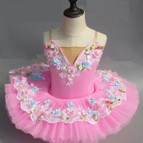 Children New style Swan Lake Ballet Costume Ballerina Dress Kids Short Feminino Ballet Tutu Skirt Dance Dress For Girls