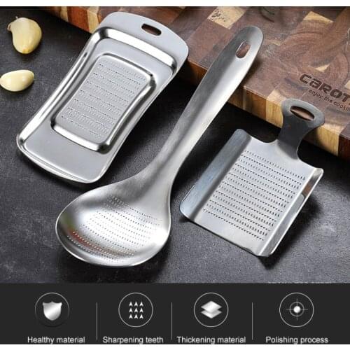 Household Ginger Grinder Stainless Steel Garlic Grinder Grinder Grinder Ginger Garlic Knife Garlic Press Kitchen Accessories