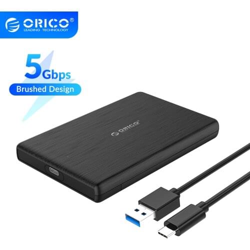 ORICO HDD Case 2.5 SATA to USB 3.0 Hard Drive Enclosure for SSD Disk HDD Box Type C 3.1 Case Support UASP HD External Hard Disk