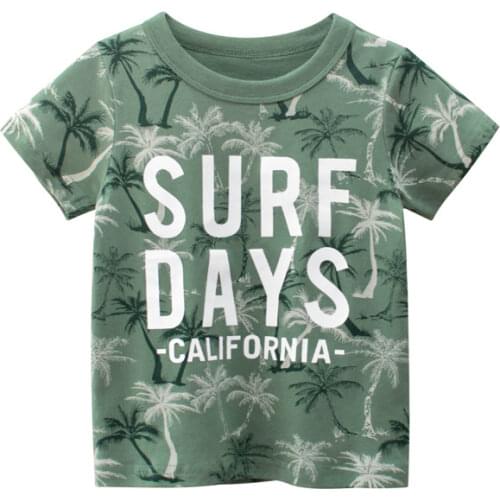 2021 Summer Clothes Letters T-shirt Boys Girls Short Sleeves T Shirt Kids Tops Tees Cotton Childrens Clothing Baby 10Y Dropship