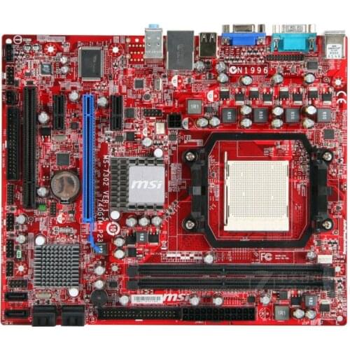 MSI 740GTM-P23 AMD 740G Desktop Motherboard Socket AM3 DDR2 8GB PCI-E 2.016X USB2.0 support AthlonII X2 235e x245 cpus Micro ATX