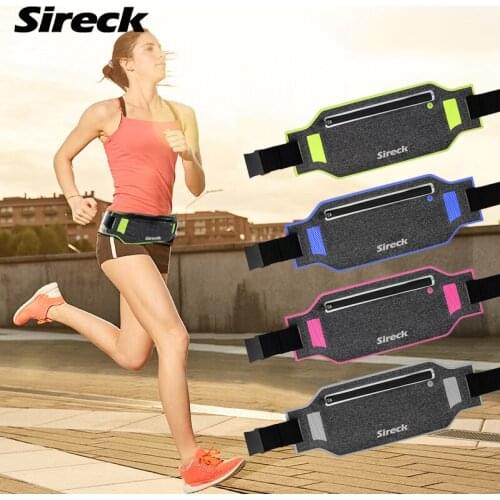 Sireck Gym Bags Men Women Running Bag Ultralight Waterproof Multifunction Sport Cycling Travel Fitness Phone Belt Waist Bag