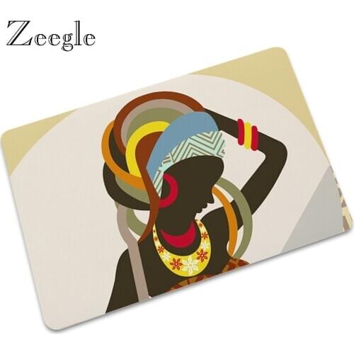 Zeegle Living Room Floor Mats Carpets Non-slip Bathroom Mats Kitchen Rugs Soft Bedroom Carpet Bedside Rugs Entrance Doormat