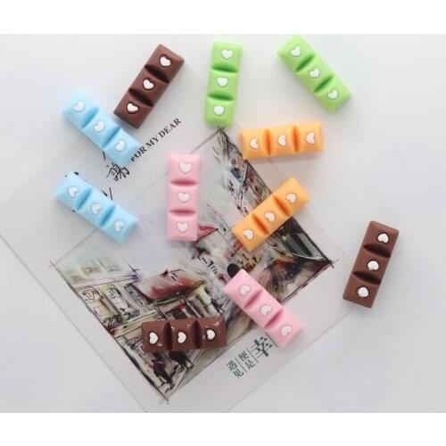 Mini fridge magnet elongated chocolate magnetic sticker whiteboard kids like cute home decoration paper photo fixer paste messag
