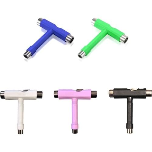NEW Professional All-in-one T-type Skate Tool Screwdriver Socket Multi-functional Skateboard Adjusting T-tool for skateboard