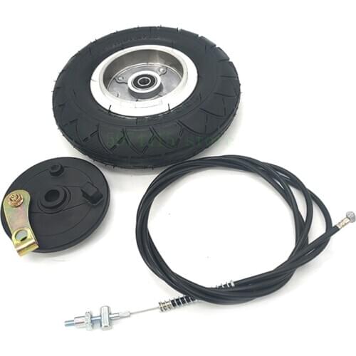 200x50 8 Inch Pneumatic Wheel With Drum Brake Electric Scooter With Expansion Brake Aluminum Wheel Brake For 8 Inch Wheel Electr