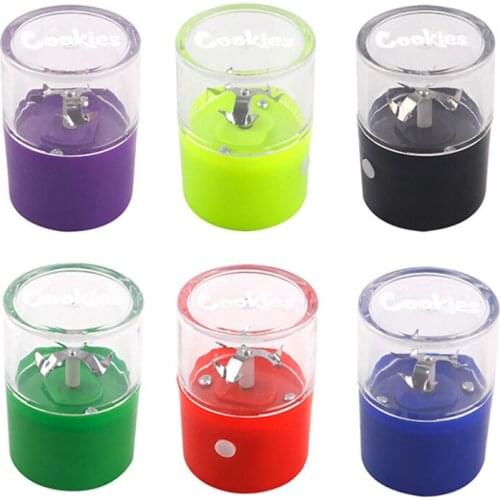 Protable Electric Herb Grinder Tobacco Shredder Auto Grinding Machine Weed Herbal Crusher Accessories
