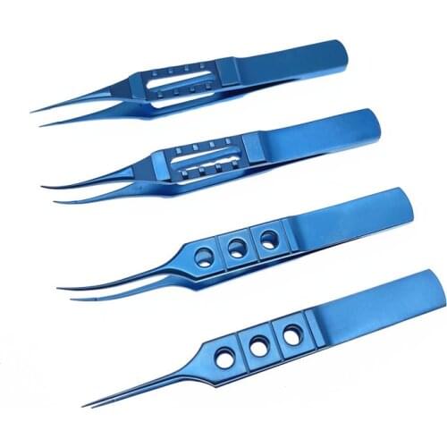 1pcs Straight Tying Forcep 85mm with 4.5mm tying platform Ophthalmic microscope instrument