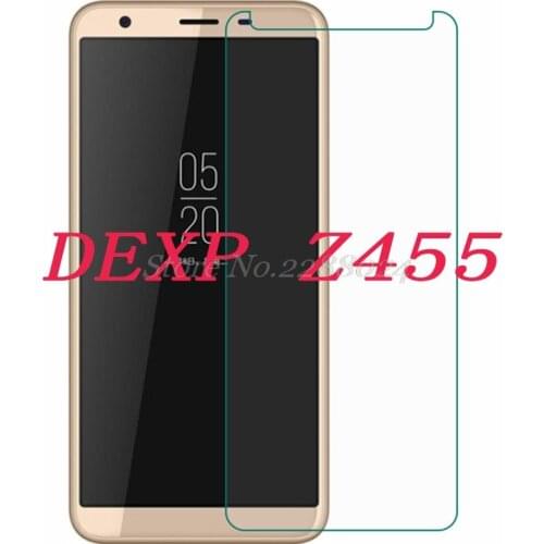 Smartphone 9H Tempered Glass for DEXP Z455 5.45" Explosion-proof Protective Film Screen Protector cover phone