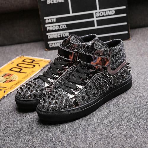 ZXQ Men's Leather Sneakers