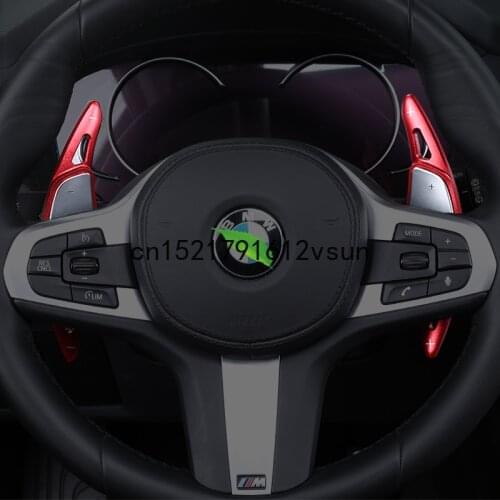 2pcs Interior Accessories Steering Wheel Paddle Shift DSG Extensions For BMW 3 4 5 Series X1 X2 X3 X4 X5 2018-21