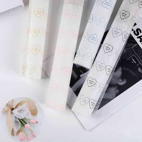 10pcs Elegant Hepburn Cat Flower Bouquet Weapping Paper Thick Gift Wrapping Kraft Paper