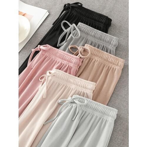 2020 spring summer autumn new women fashion casual Popular long Pants woman female OL womens pants Vq128