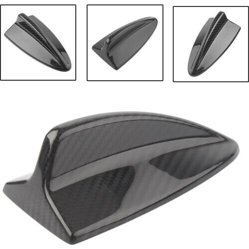 Car Shark Fin Style Antenna Cap Cover Trim Decorative For BMW E90 E46 E92 M3 Carbon Fiber