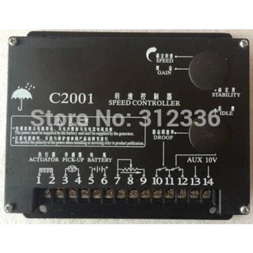 Free Shipping C2001 SPEED CONTROLLER Generator accessories speed controller governor speed control board