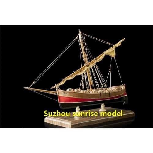 Free shipping Scale 1/50 Mediterranean ship model kit LEUDO (1800-1900) wood ship model
