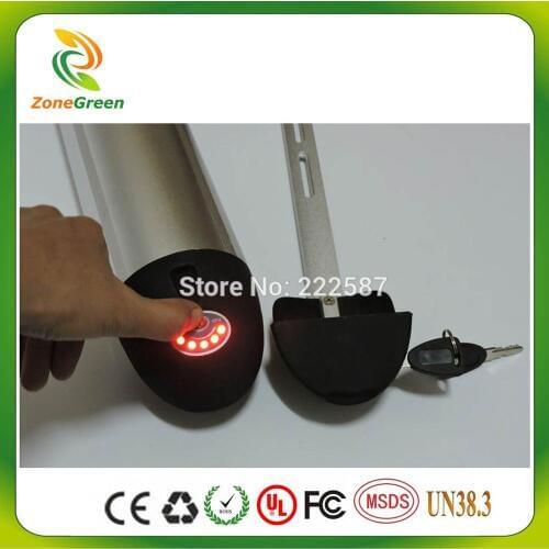 SWORDS FOX 36V Electric bike battery 36V 8AH Water bottle type Lithium Ion Battery for e Bike with BMS and charger