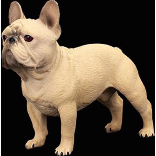 2 Sizes Solid PVC French Bulldog Models Lovely Animal Models Kids Toys Gifts Displays