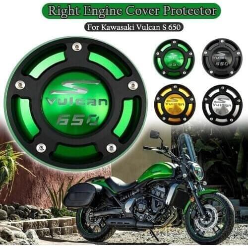 Motorcycle CNC Aluminum Right Engine Cover Protector for Kawasaki Vulcan S EN 650 2015 2016 2017 2018 2019 2020
