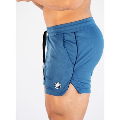 Professional Bodybuilding running shorts men mesh quick-drying breathable sport homme fitness workout slim fit gym shorts male