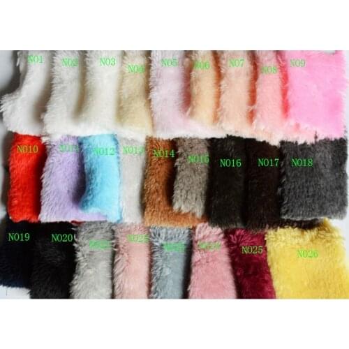 Spot plain double-sided polyester wool fabric warm plush fabric
