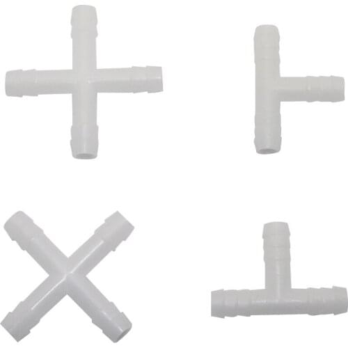 Animals Drinking Tool Poultry Farming 10mm Tee connector Rabbit waterer Connecting pipe Plastic Adapter chicken nipple drinker