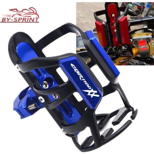 Motorcycle CNC Water Cup Coffee Holder For Honda CBR1100XX CBR1100 XX cbr1100xx Universal Drink Water Bottle Cup Holder Stand