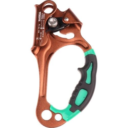 Hand Ascender Rock Climbing Tree Arborist Rappelling Gear Equipment Rope Clamp for 8~12MM Rope Right Hand